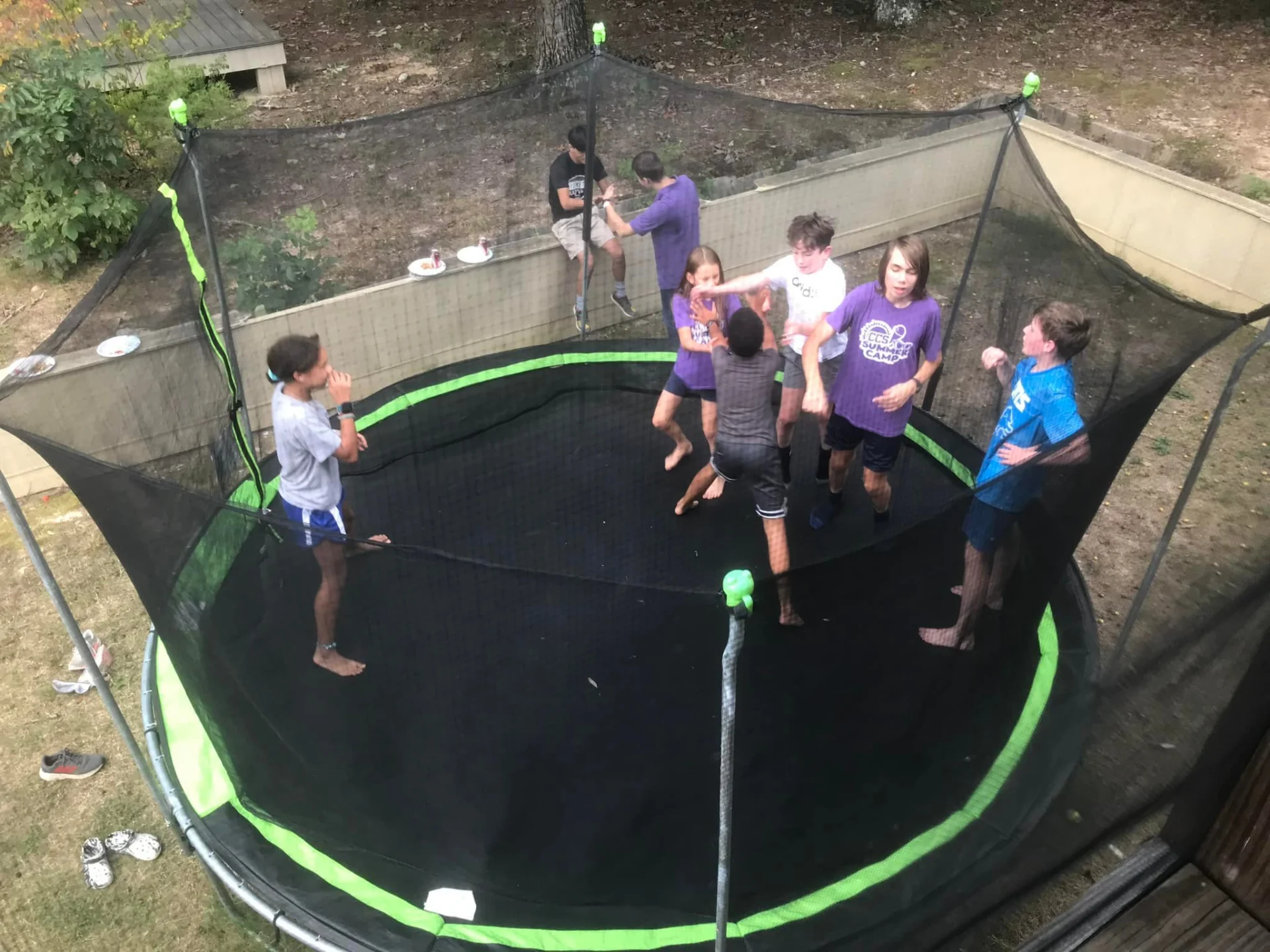 youth group trampoline